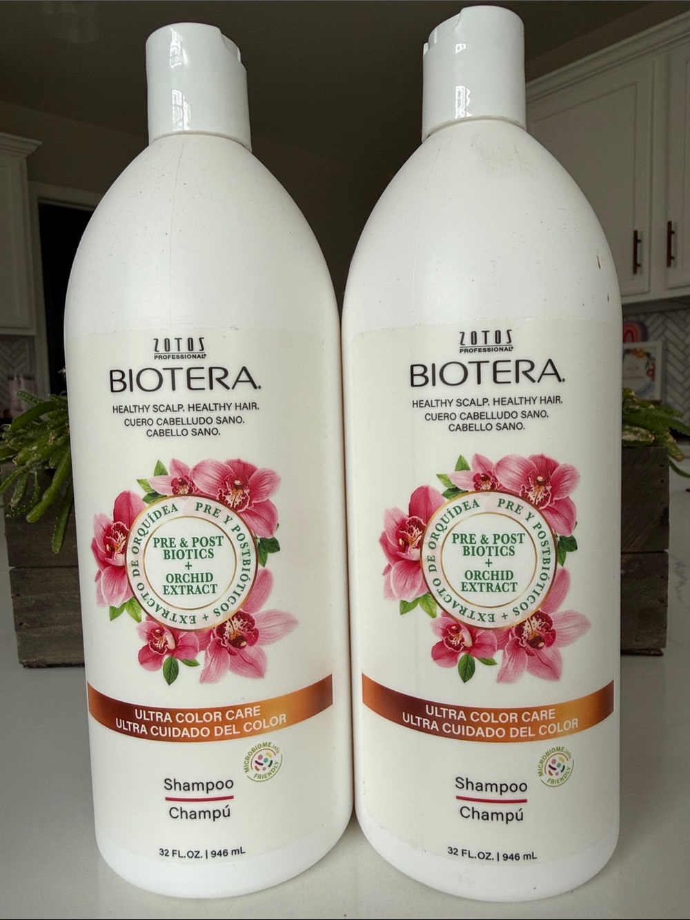 Biotera Ultra Color Care Orchid Shampoo - 2 new 32 oz bottles